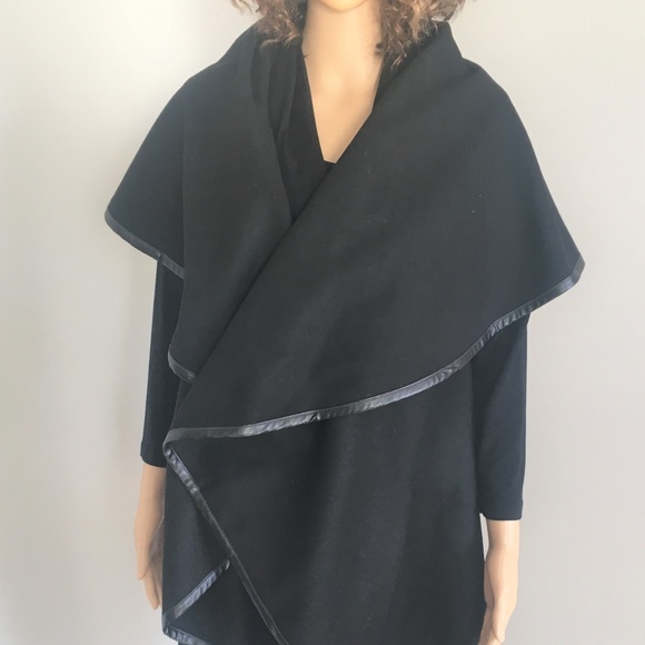 Jackets & Blazers - Cape by Dillard's-Black with Black Trim